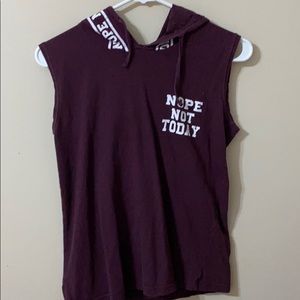 nope not today tank top and shirt